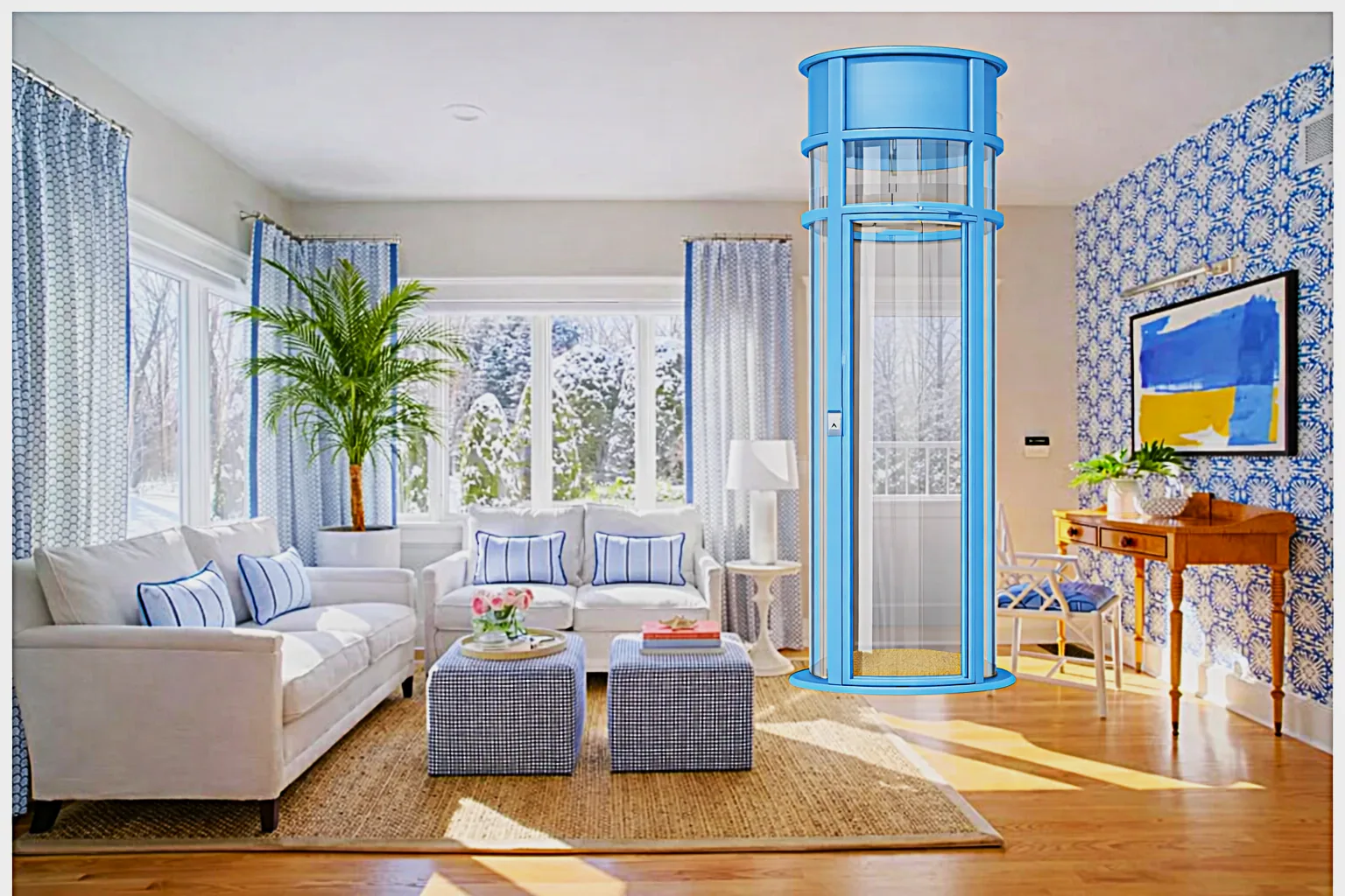 Luxury house lift by Airo Home Elevators in Bangalore