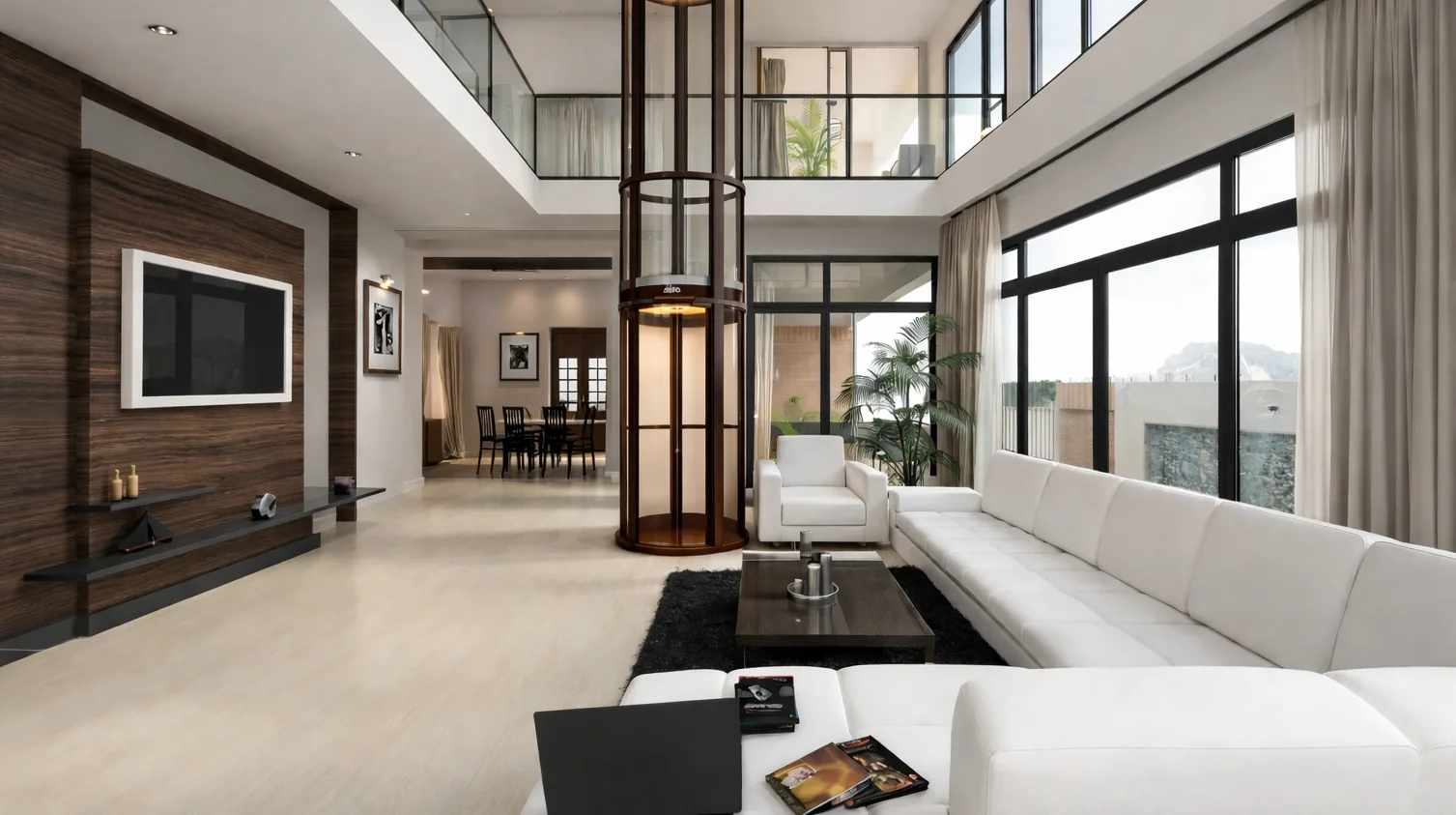 Airo indoor home lift installation