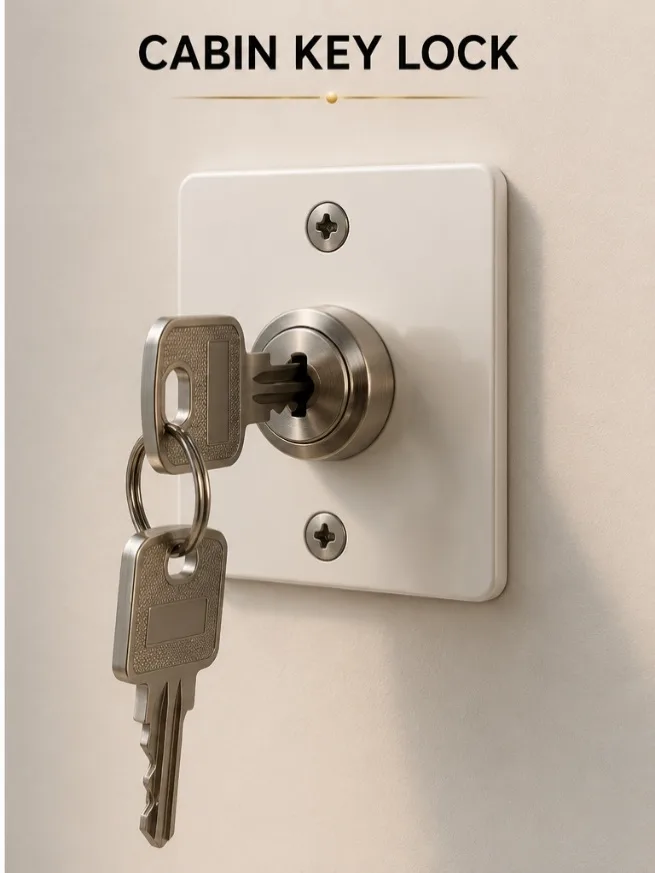Airo cabin key lock for secure access