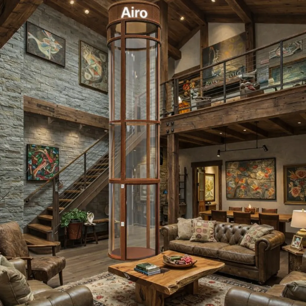 Airo pneumatic vacuum elevator with leather texture finish