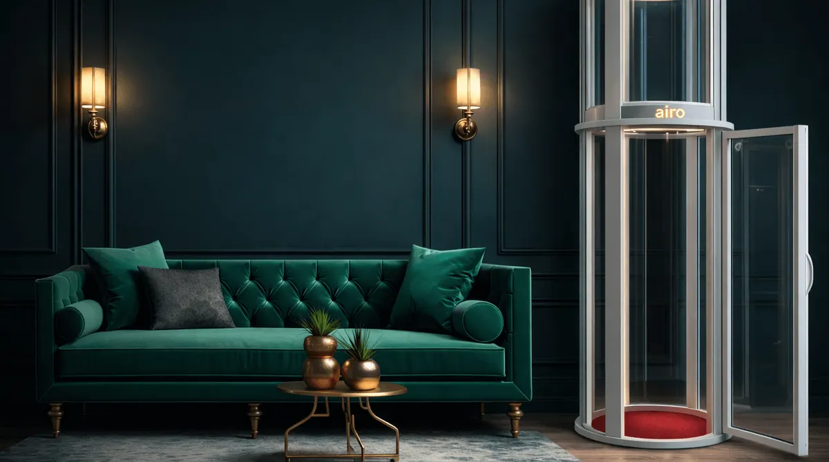 Airo luxurious affordable vacuum home elevator